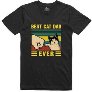 Best Cat Dad T-Shirt | Funny Father’s Day Gift Tee